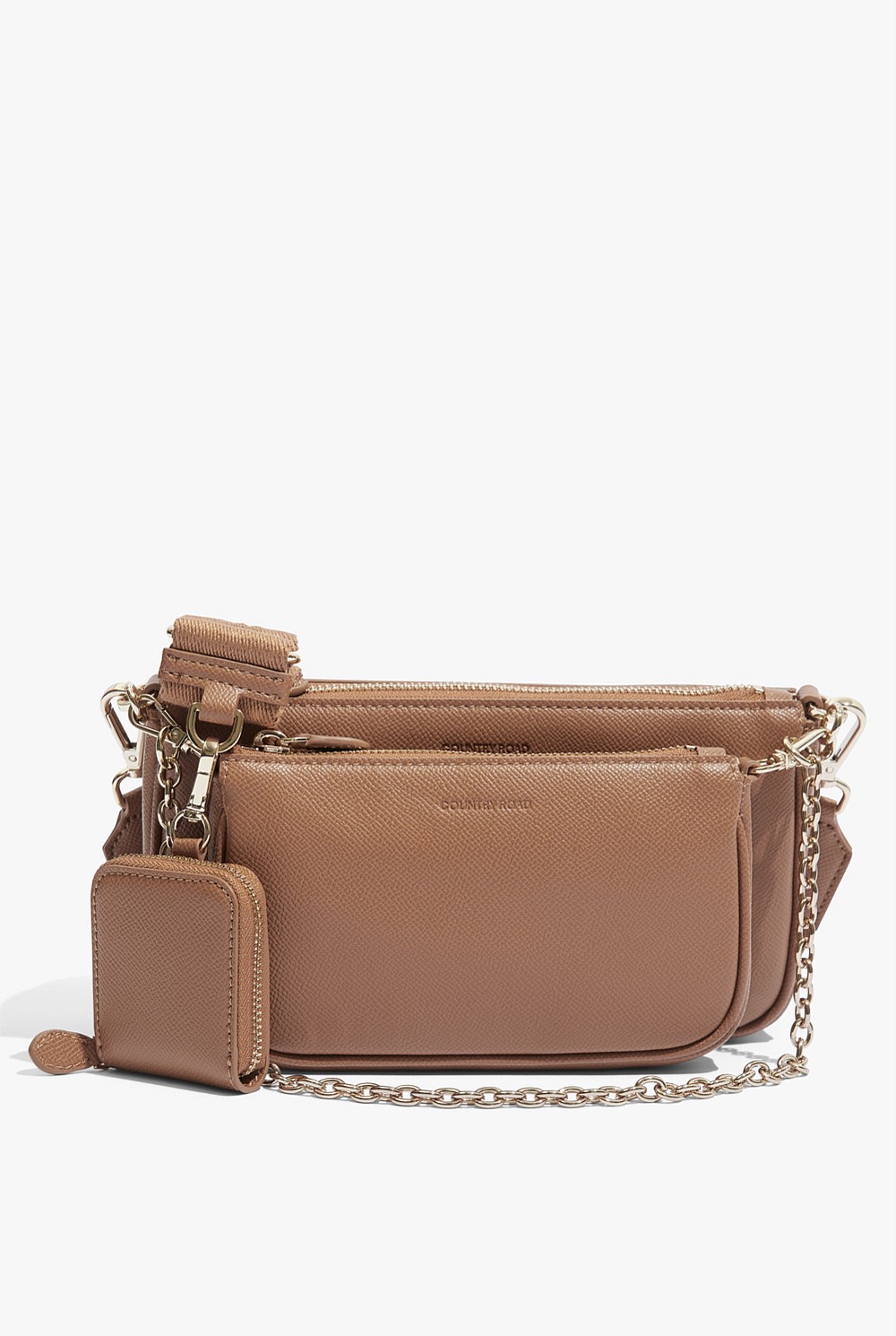 Double Pouch Crossbody Bag