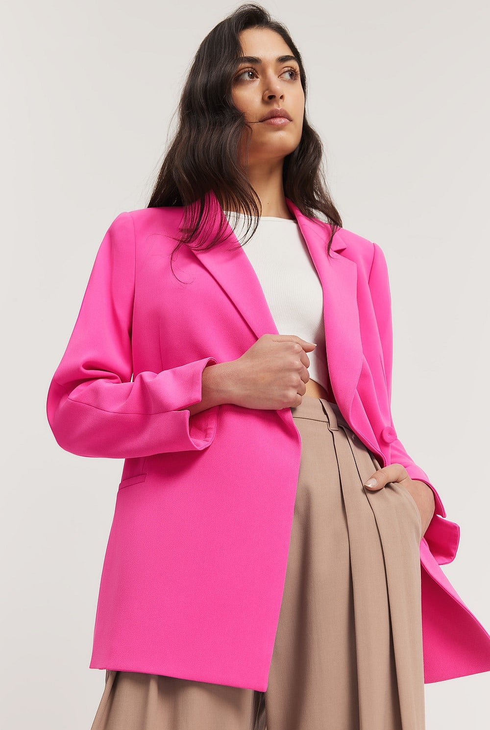 Longline Slim Blazer