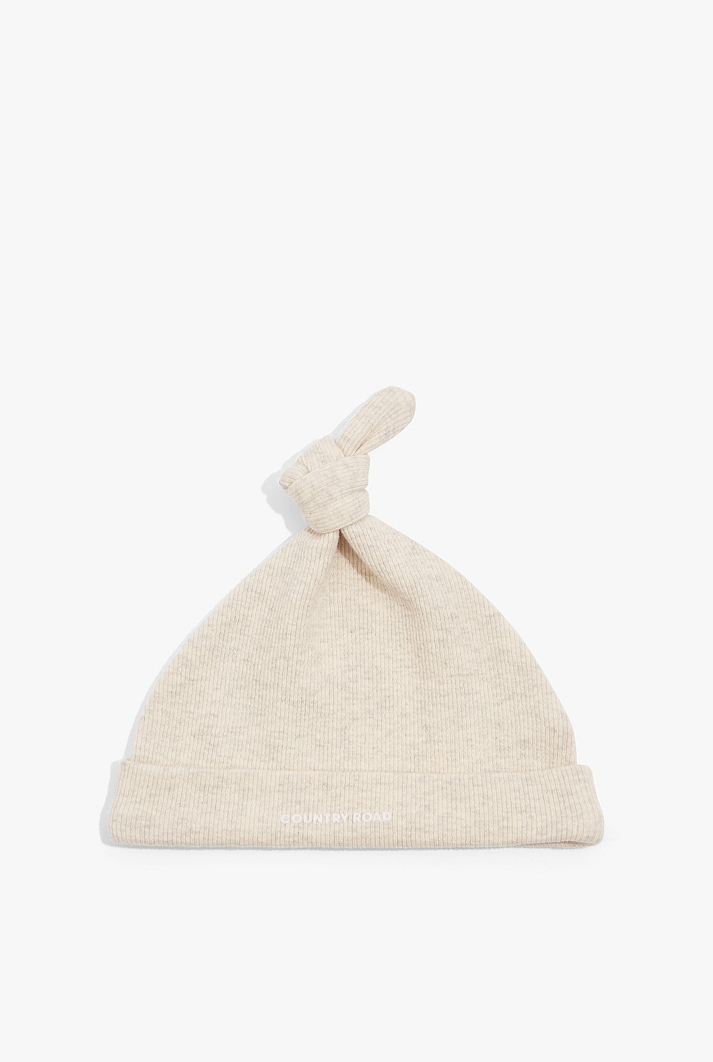 Unisex Organically Grown Cotton Rib Beanie