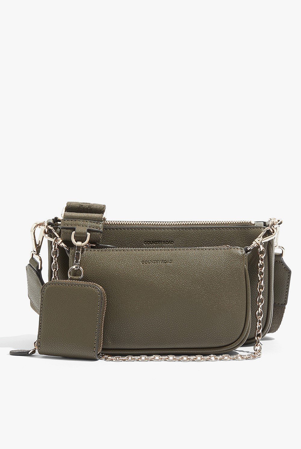 Double Pouch Crossbody Bag