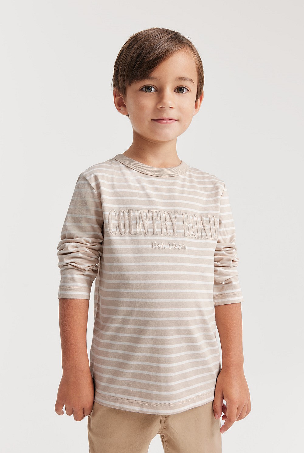 Cotton Long Sleeve Heritage T-Shirt