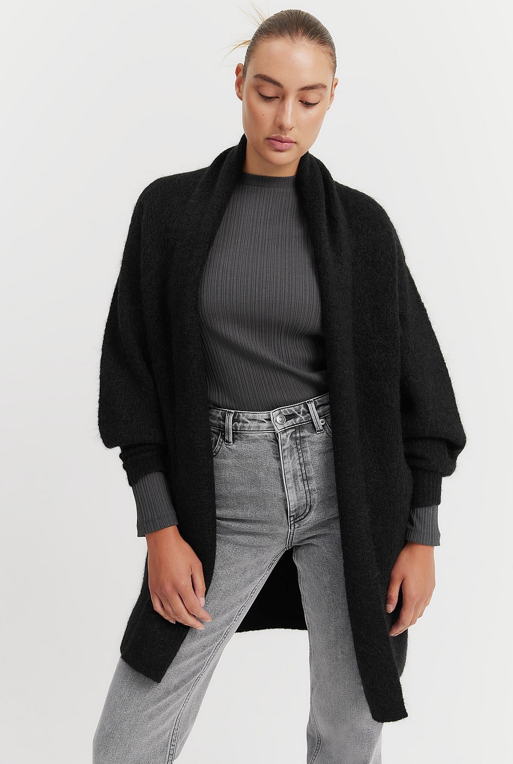 Brushed Cardigan