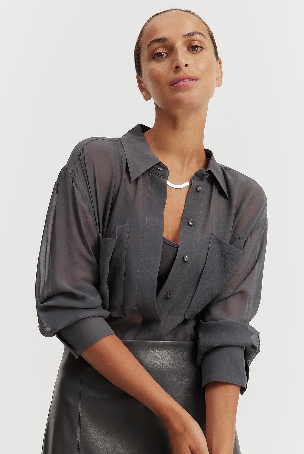 Silk Georgette Shirt