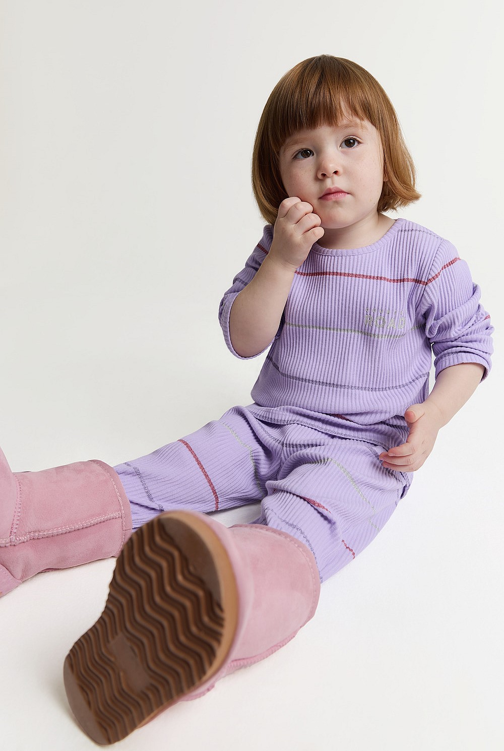 Metallic Stripe Pyjama Set