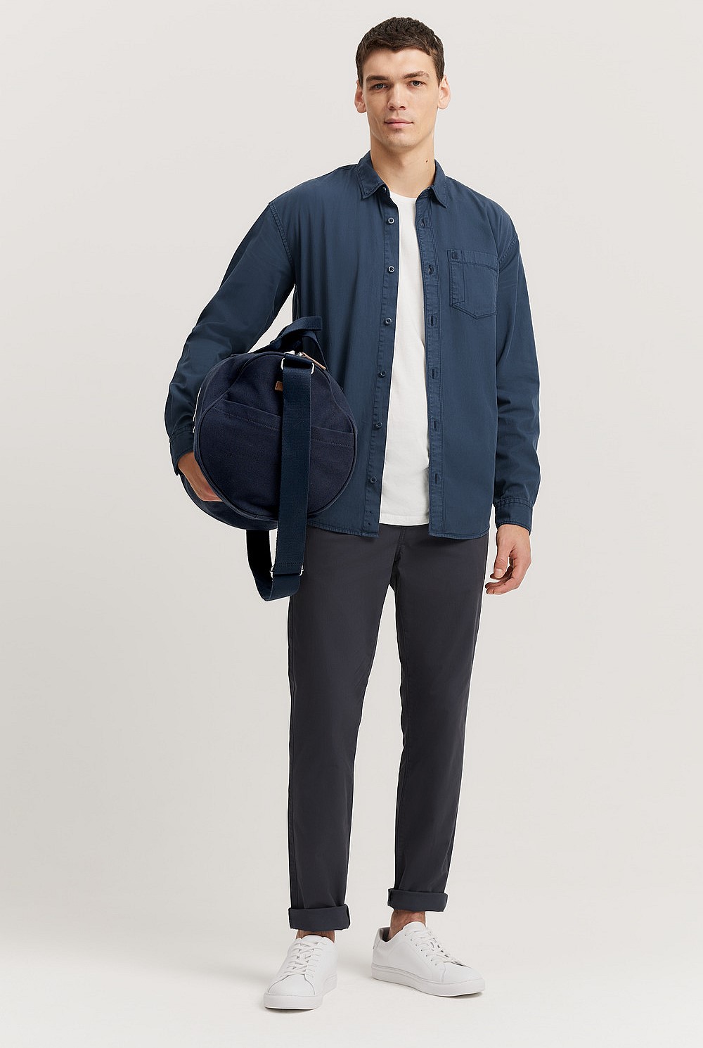 Relaxed Fit Australian Cotton Vintage Wash Shirt