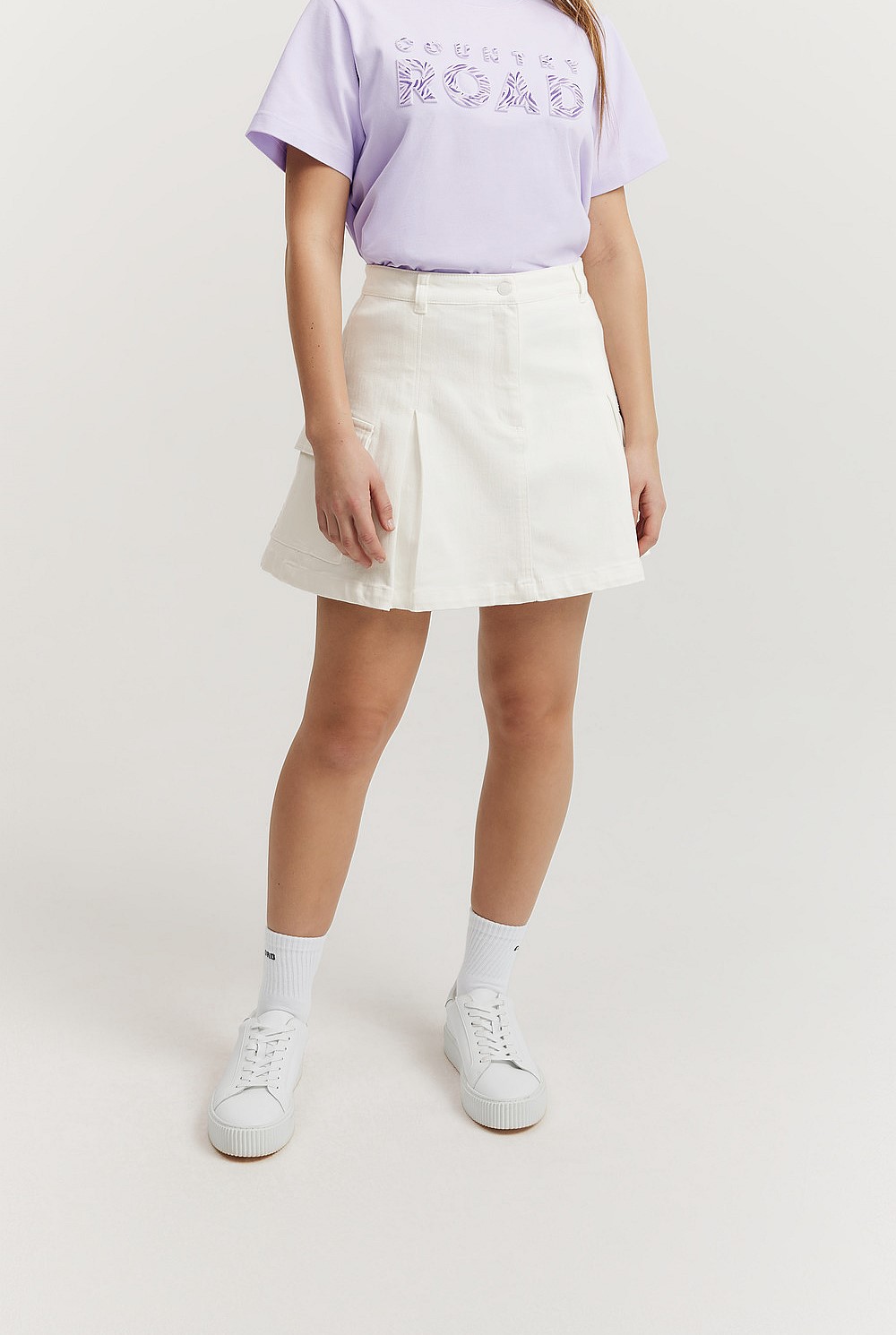 Teen Utility Pleat Skirt