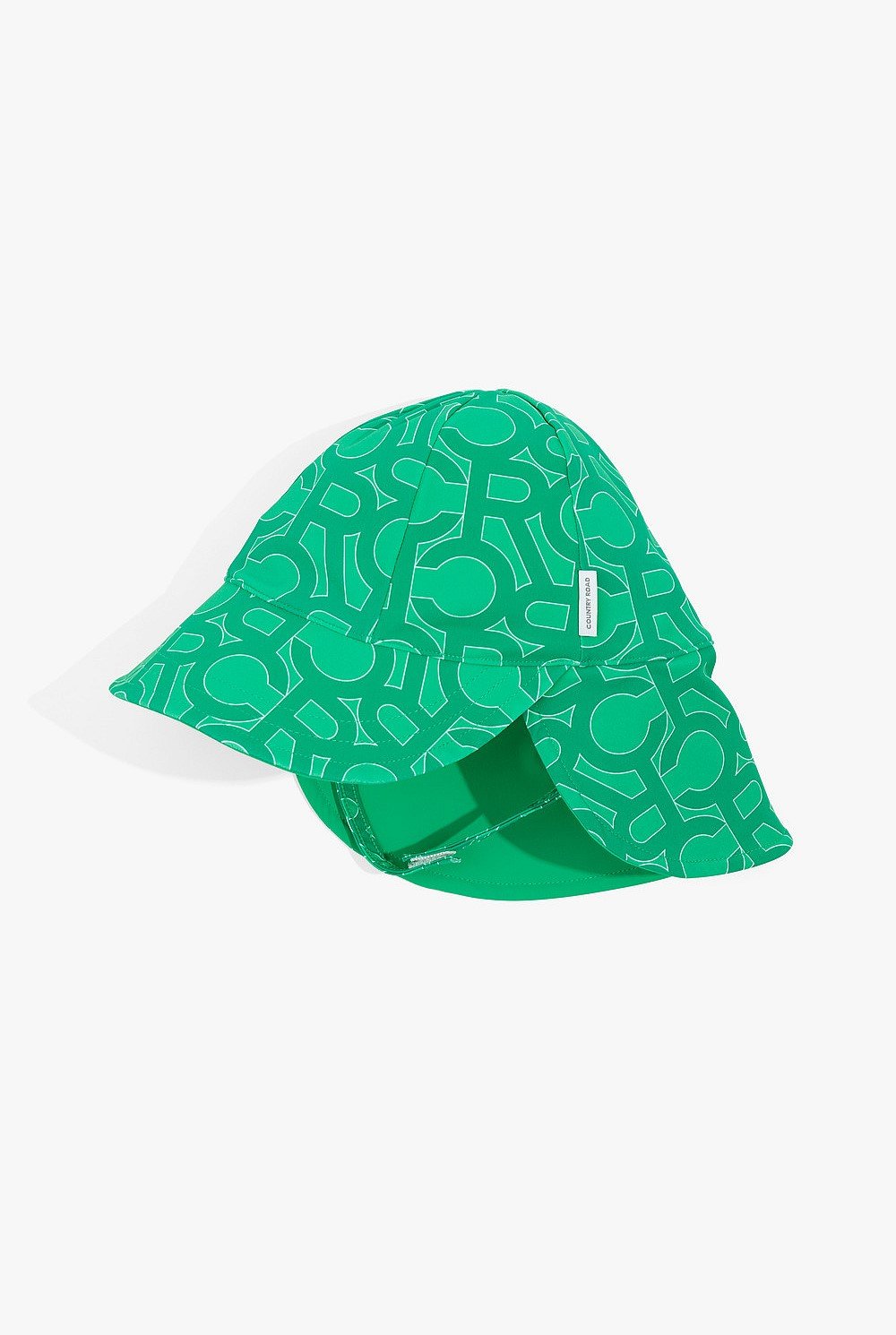 Recycled Nylon Blend Logo Swim Hat