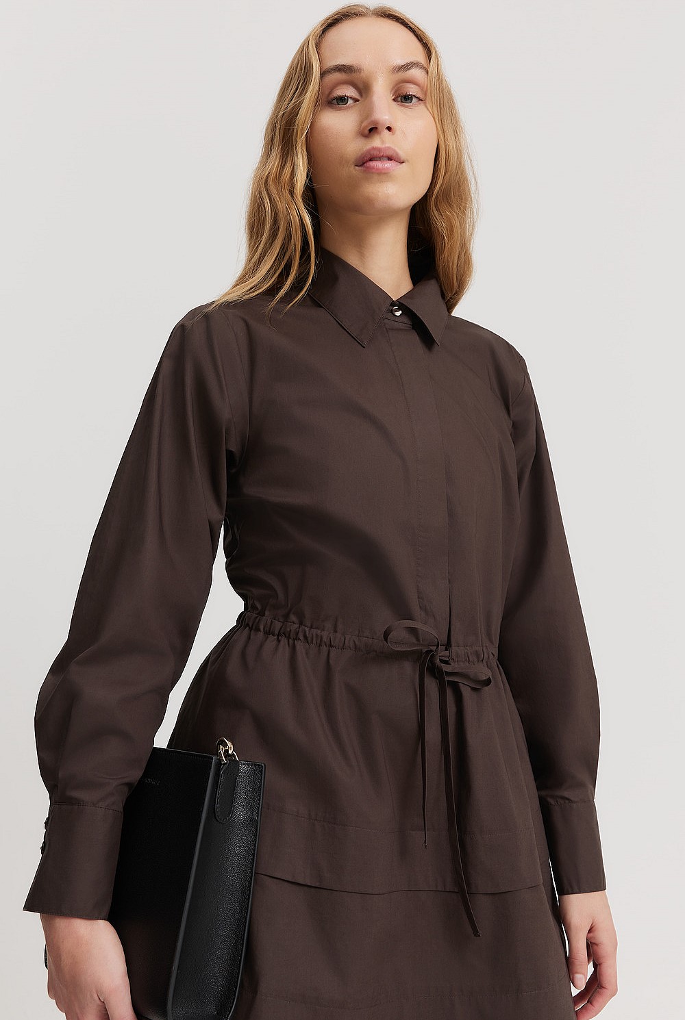 Tiered Shirt Dress