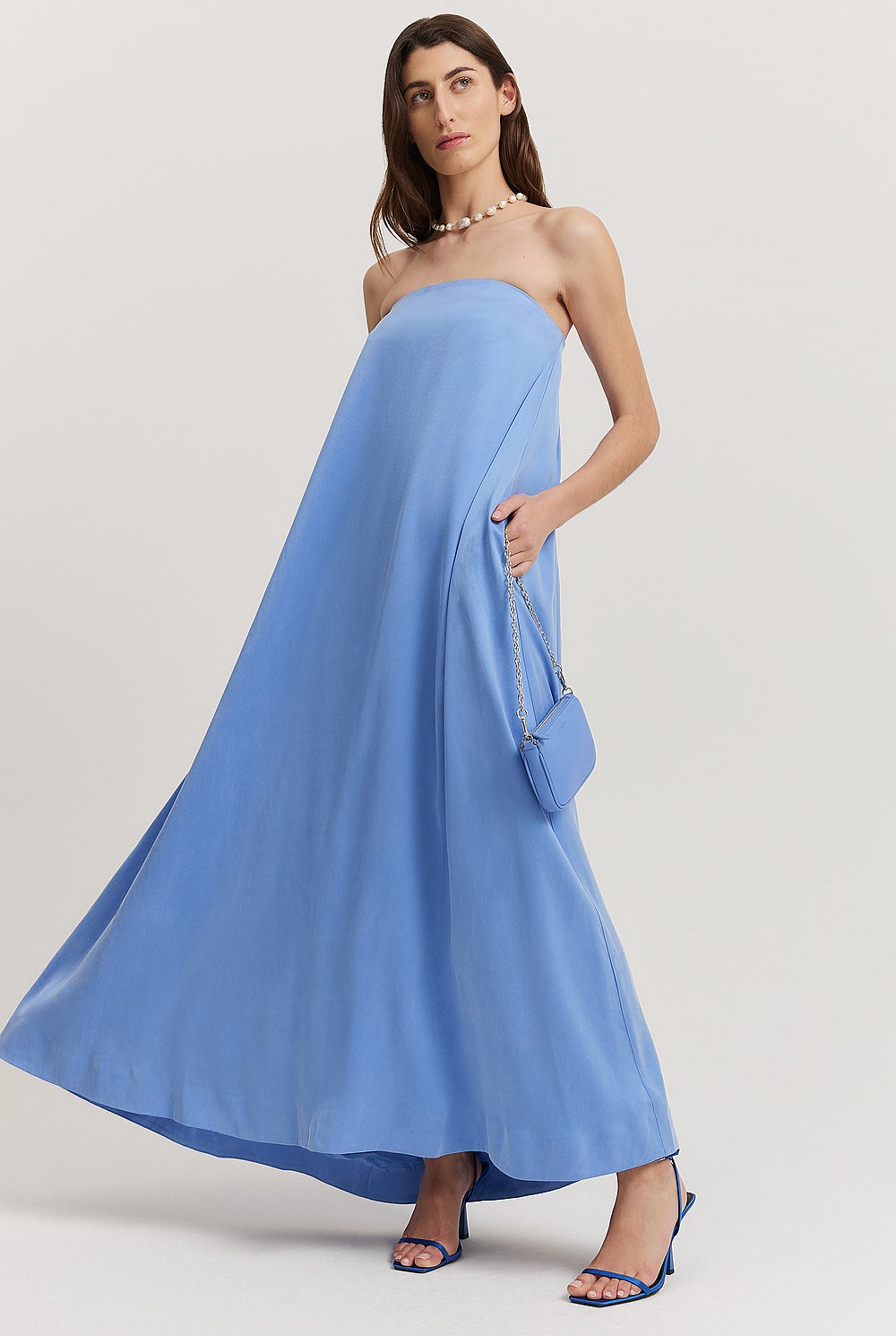 Strapless Fluid Dress