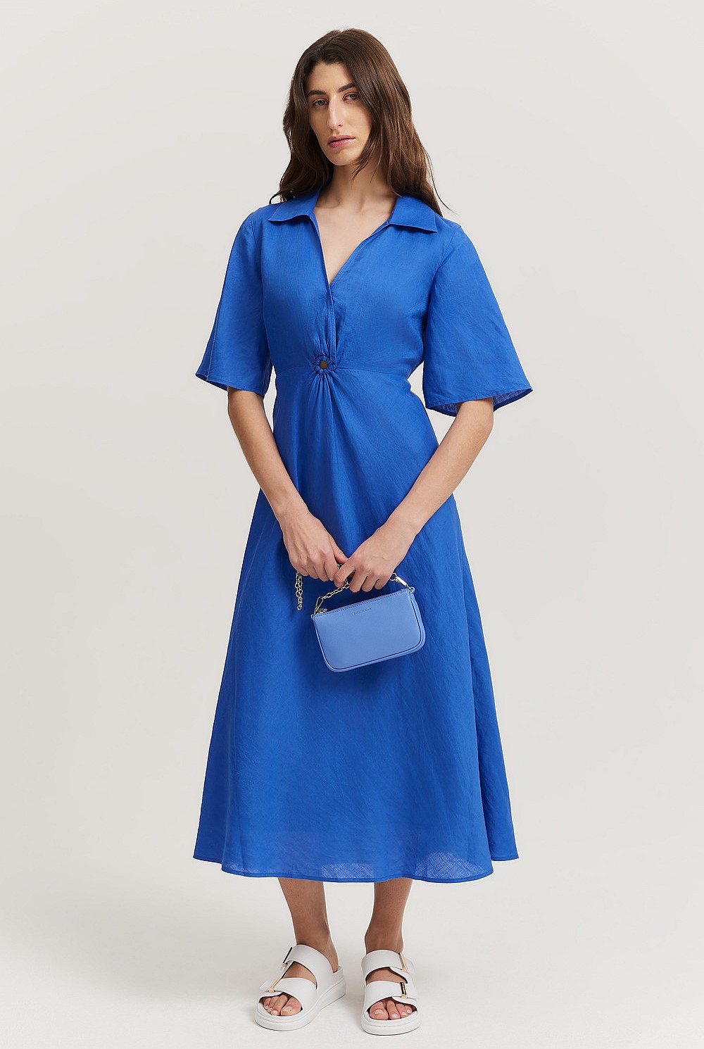 Cut-out Midi Dress