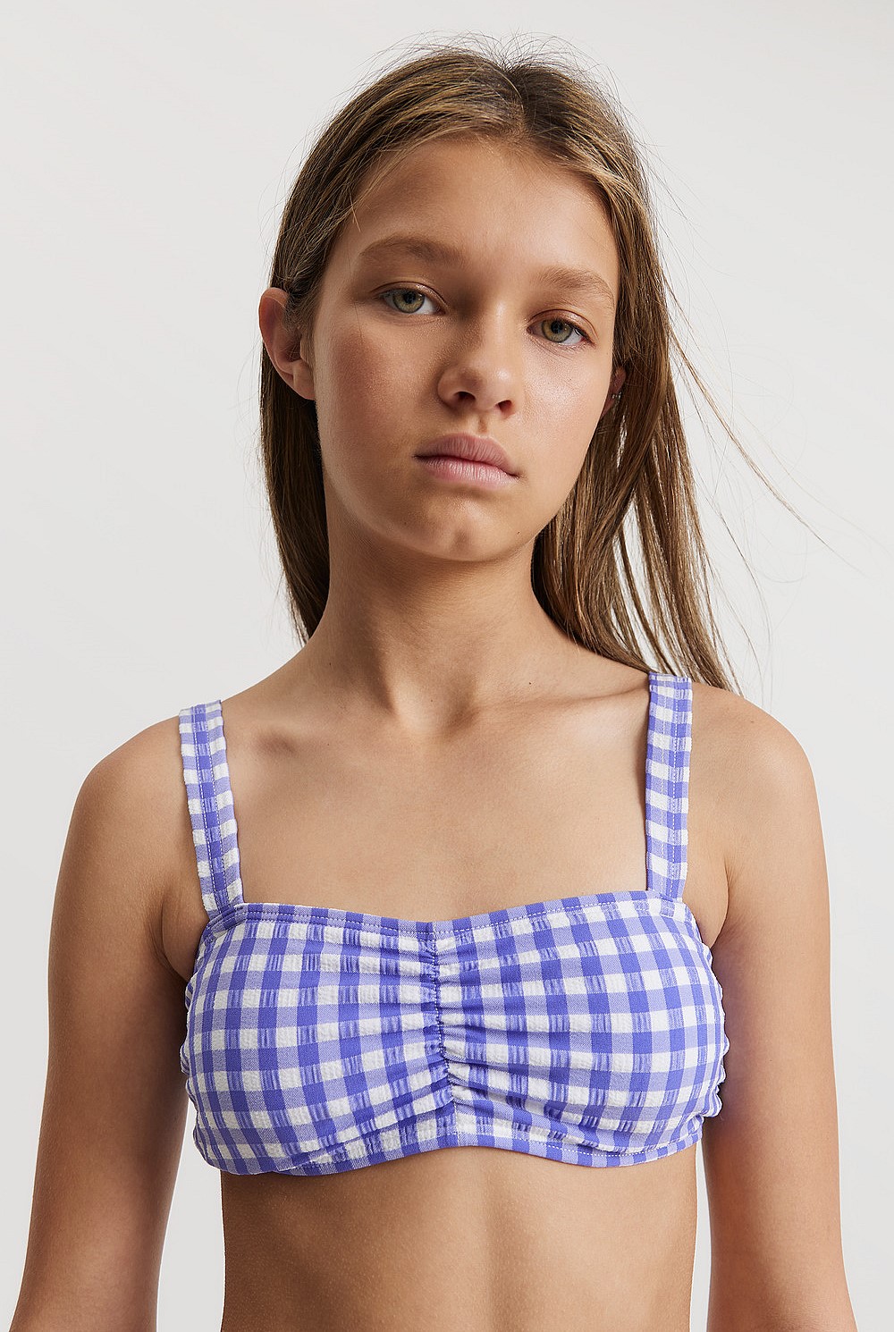 Teen Recycled Nylon Blend Bikini Top