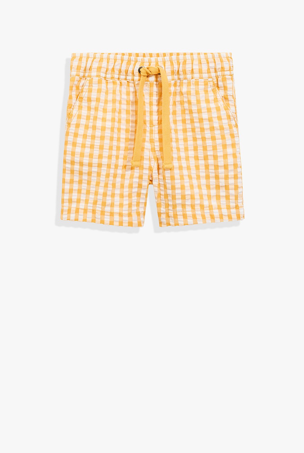 Organically Grown Cotton Blend Gingham Short