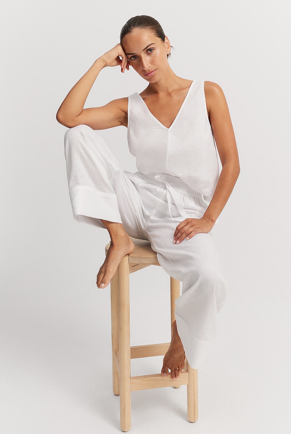 Organically Grown Linen Lounge Pyjama Set