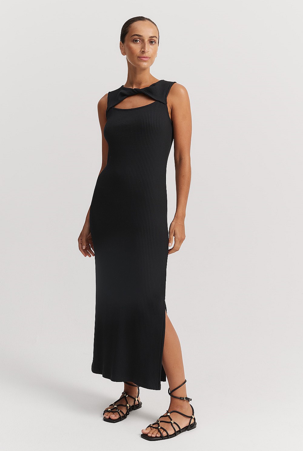 Twist Front Dress
