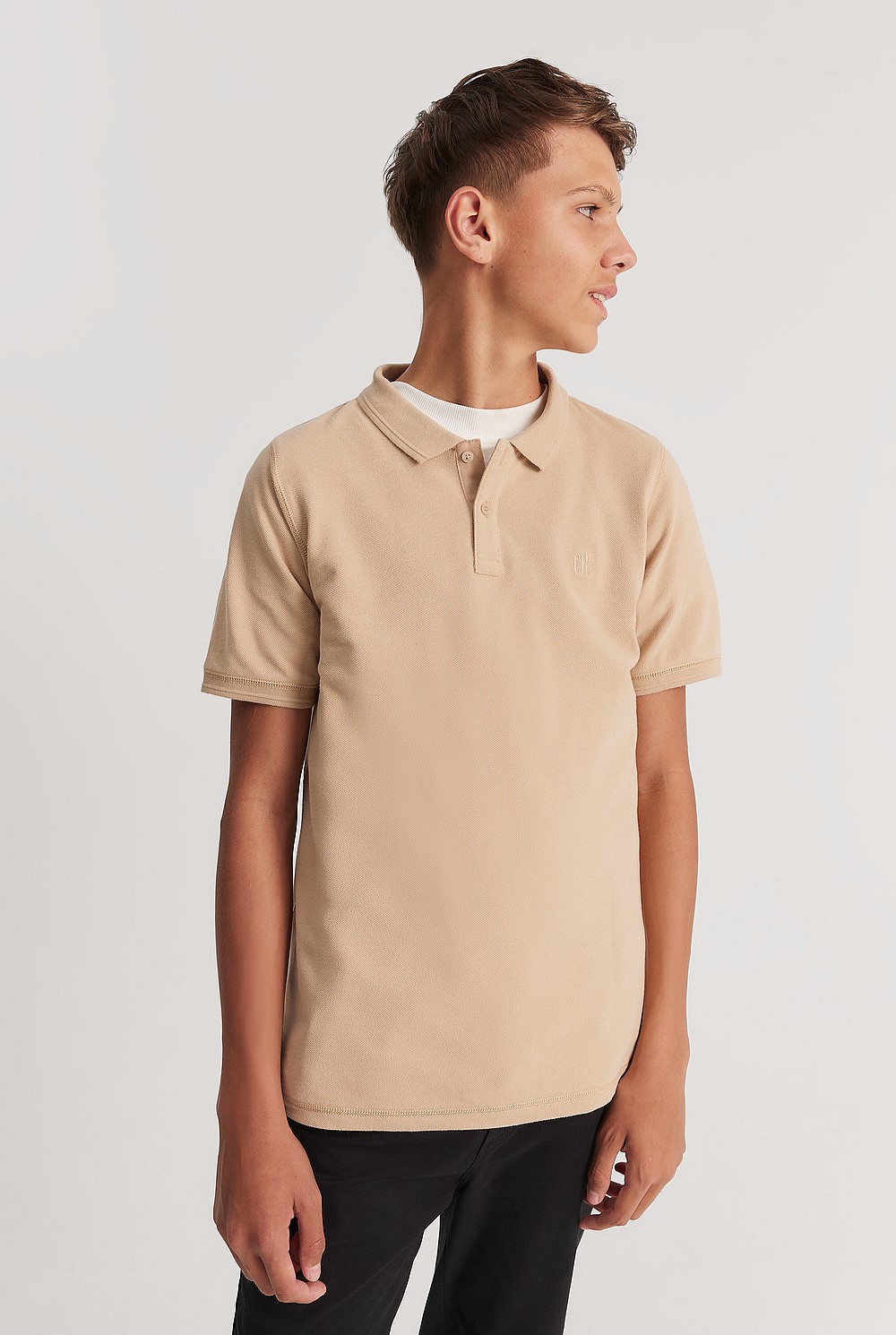 Teen Recycled Cotton Blend Polo Shirt