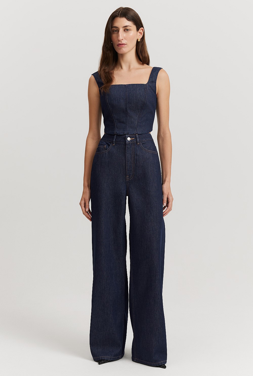 High Rise Relaxed Leg Jean