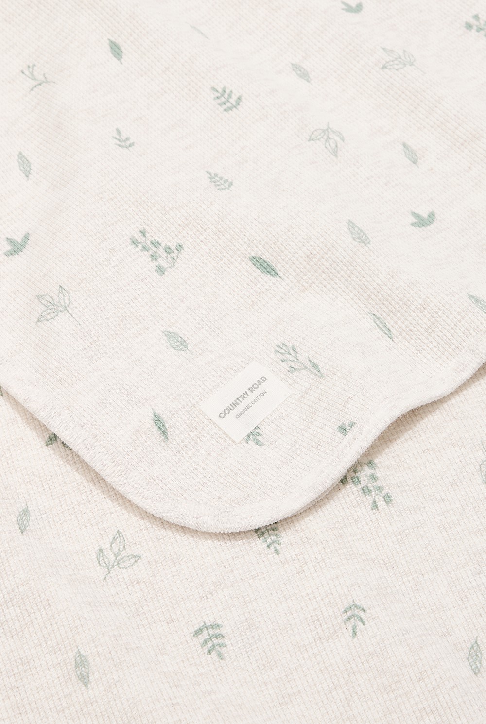 GOTS-certified Organic Waffle Blanket