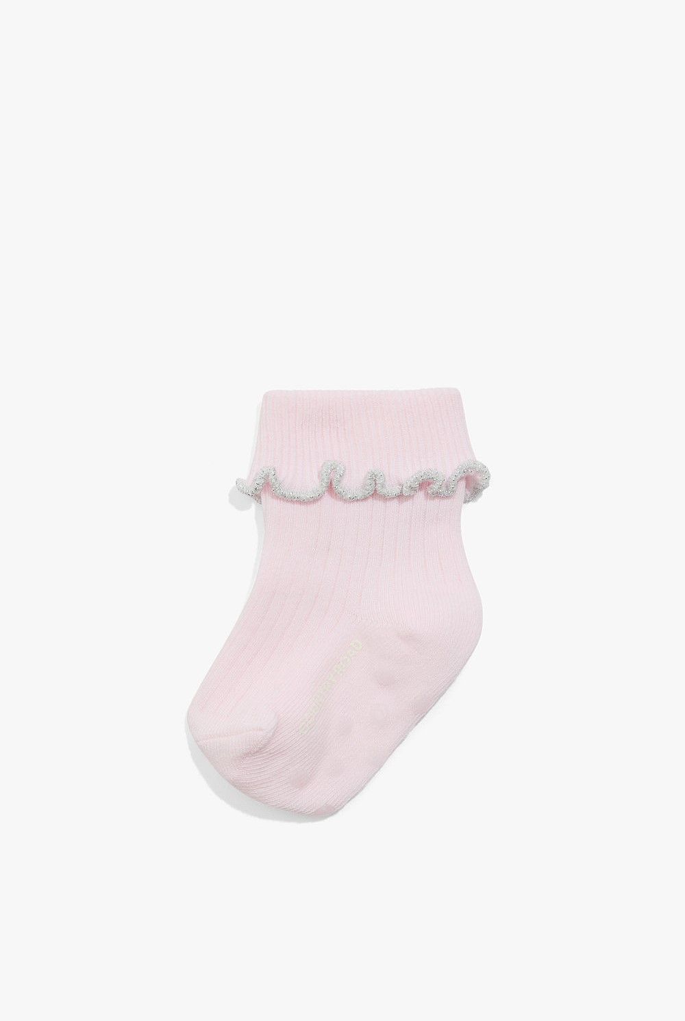 Organically Grown Cotton Blend Frill Sock
