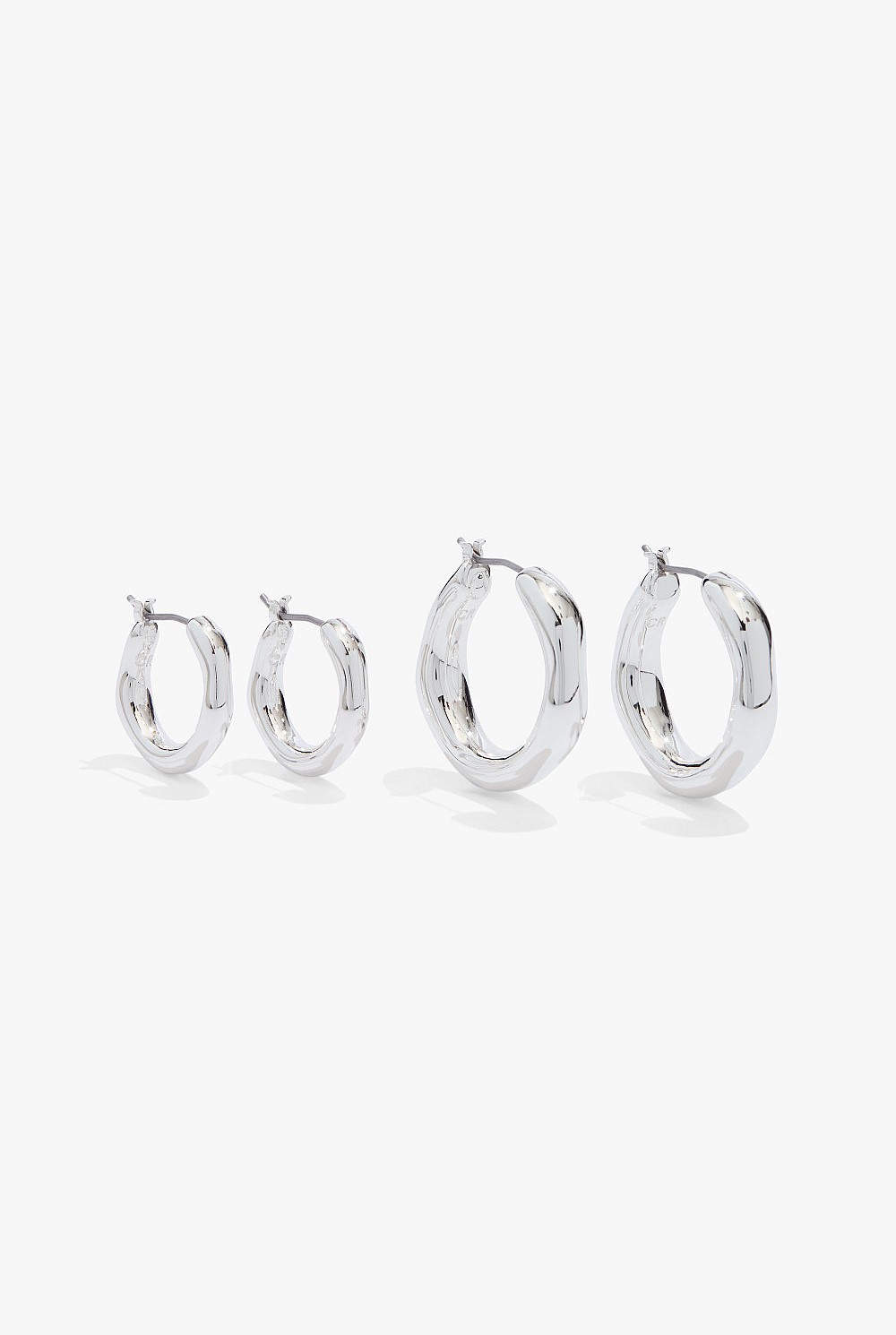 Molten Hoop Earring Pack of 2