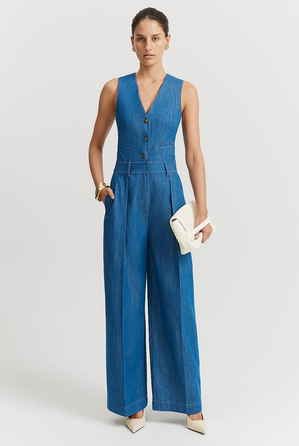 Relaxed Denim Pant