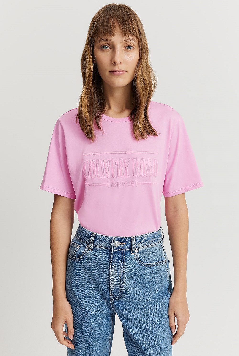 Verified Australian Cotton Heritage Embroidered T-Shirt