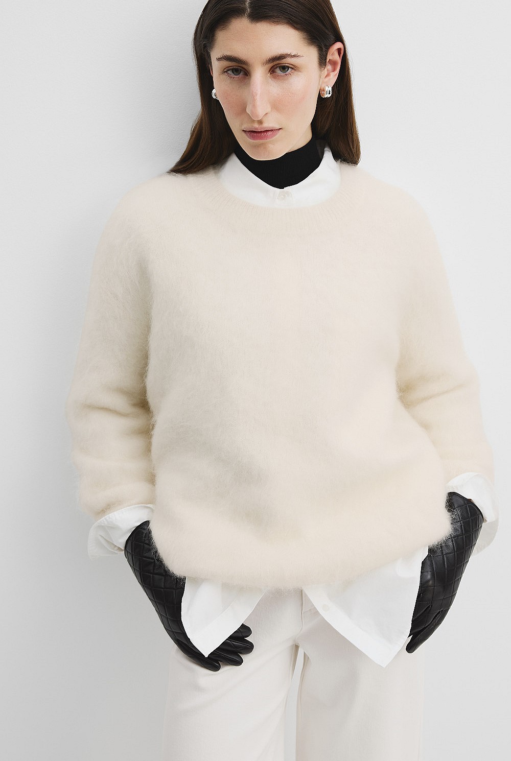 Soft Fluffy Crew Neck