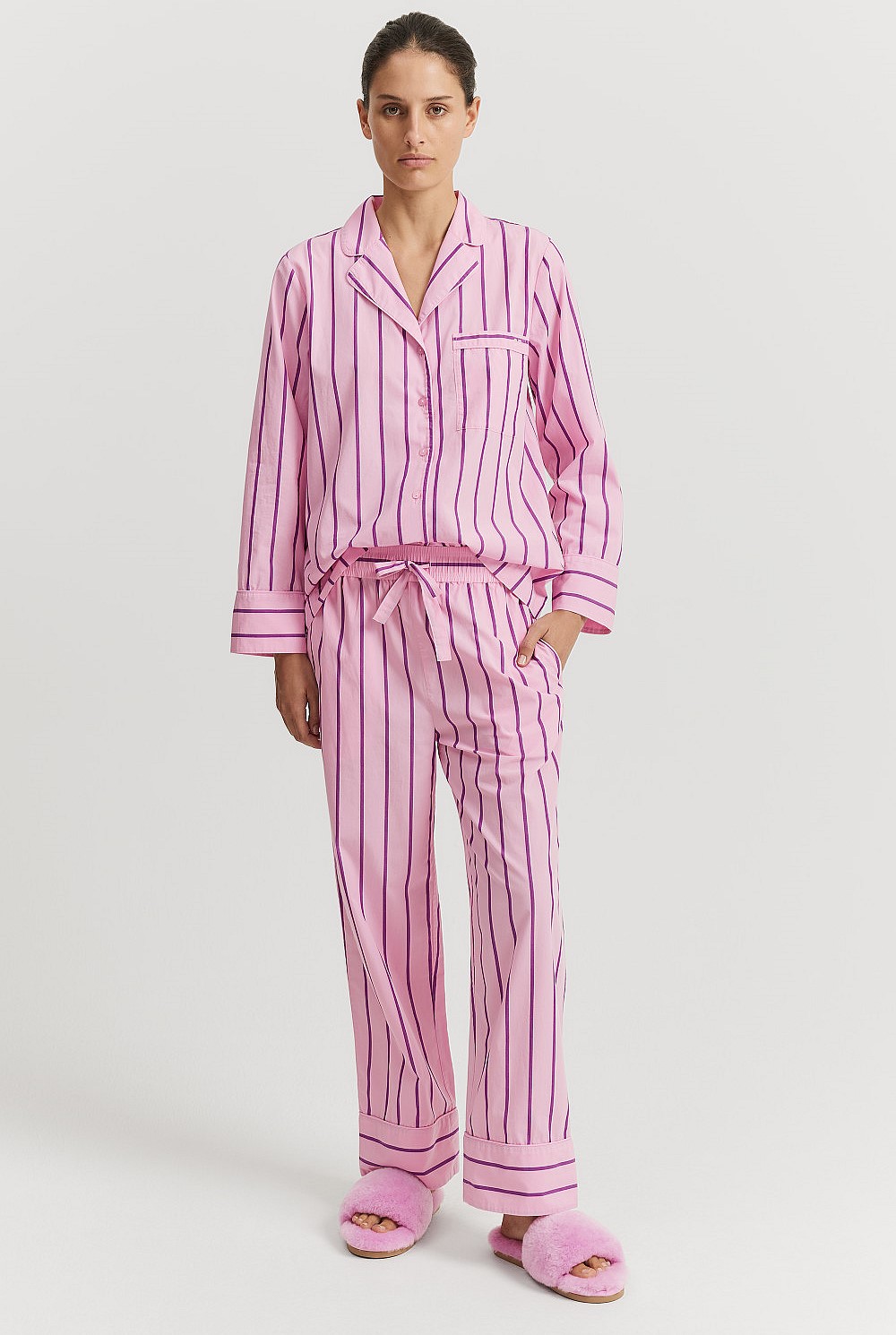 Australian Cotton Stripe Pyjama Set