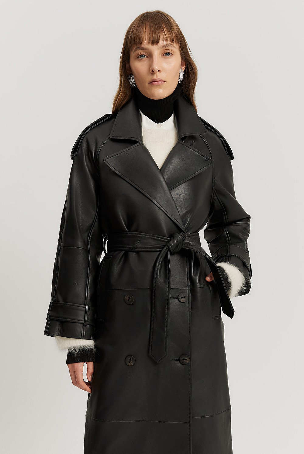 Leather Trench