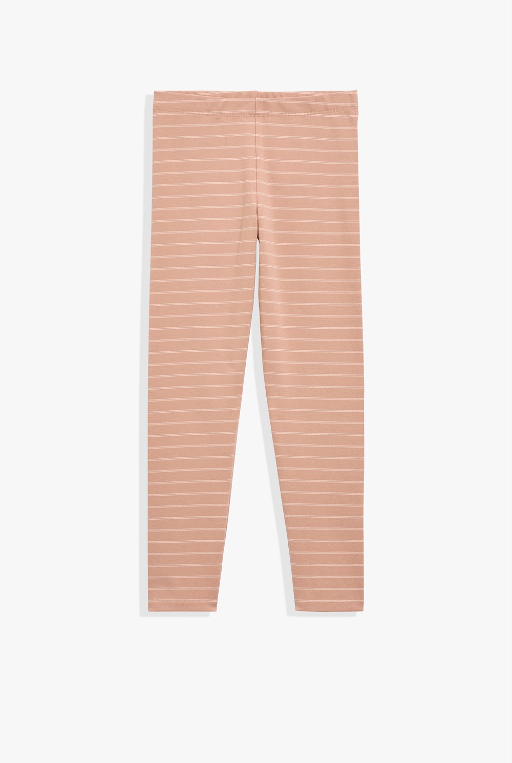 Organically Grown Cotton Blend Stripe Legging