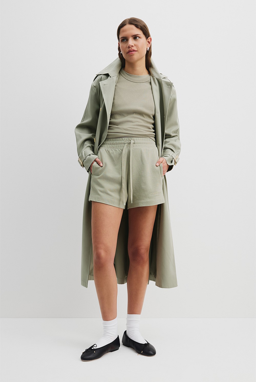 Australian Cotton Washed Jersey Short