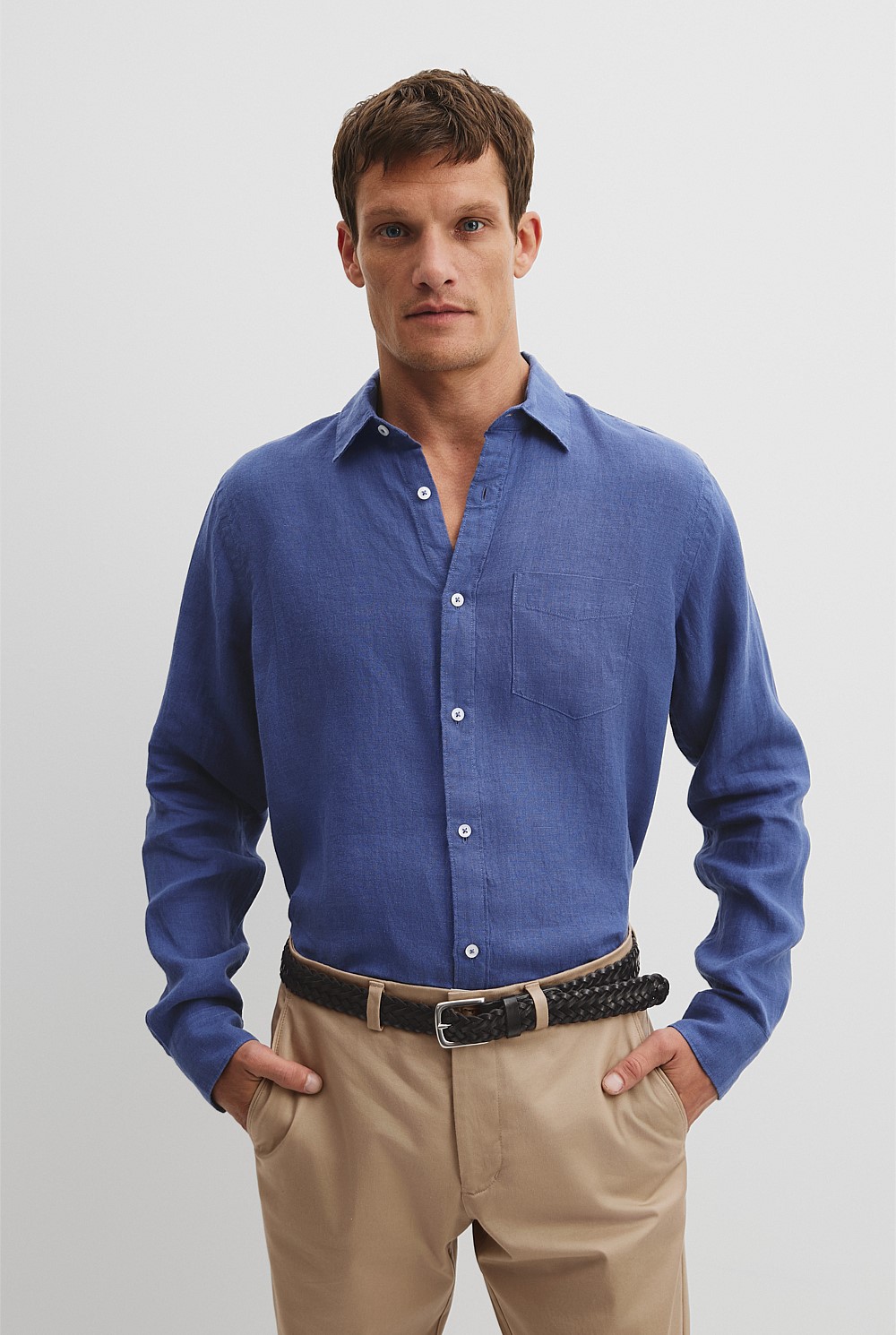 Regular Fit Organically Grown Linen Shirt