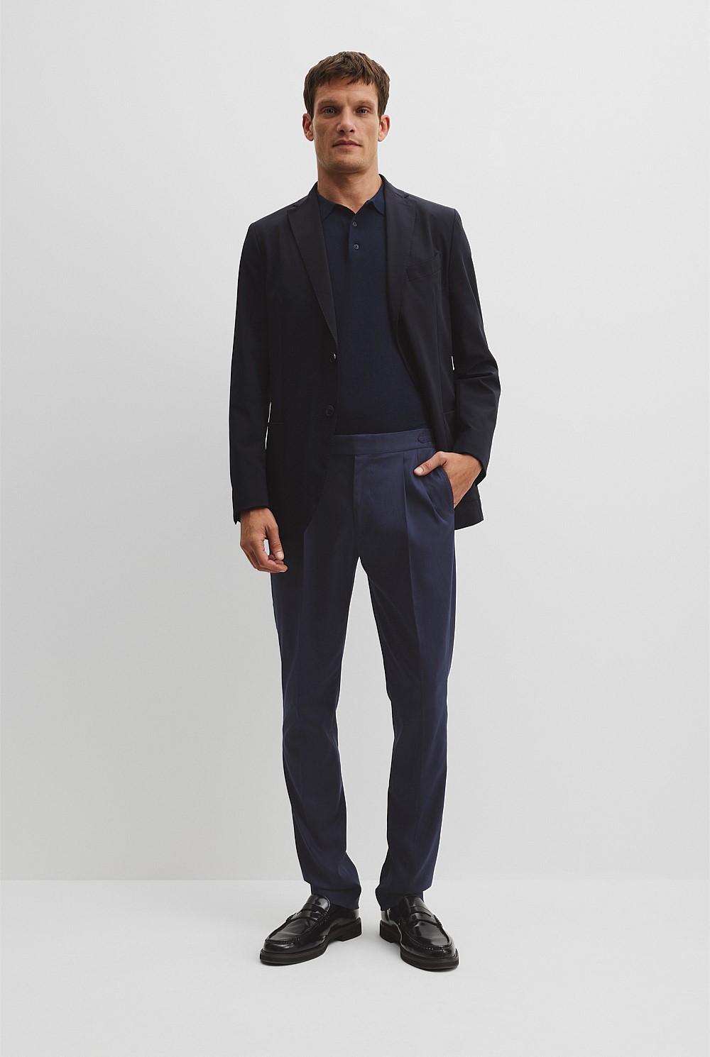 Lyocell Blend Buckle Pant