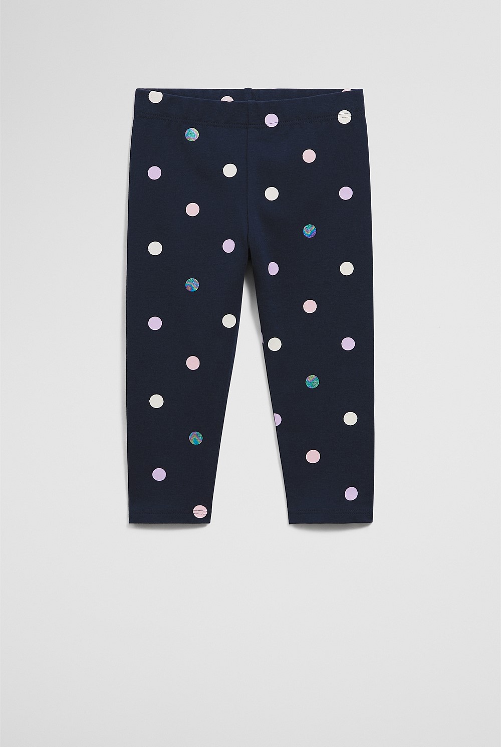 Organically Grown Cotton Blend Spot Legging