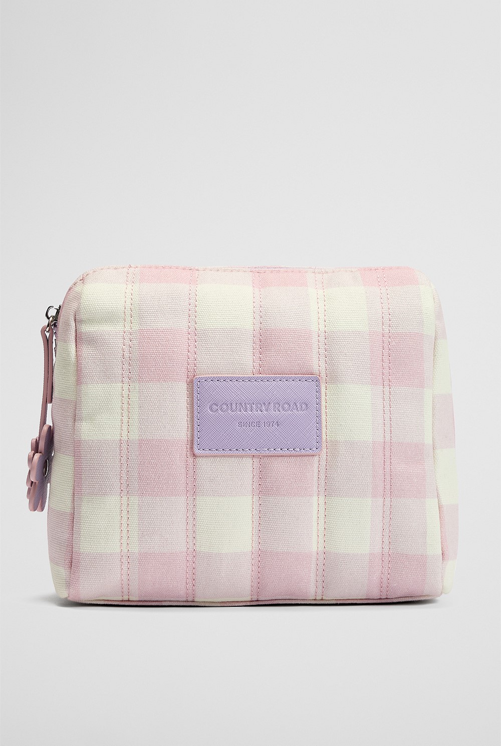 Gingham Cosmetic Case