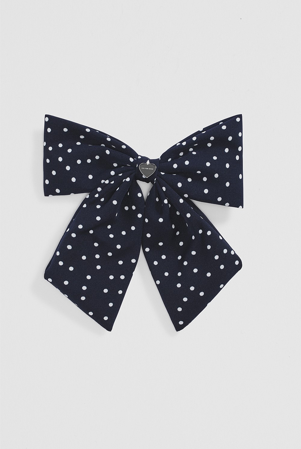 Polka Dot Bow Clip