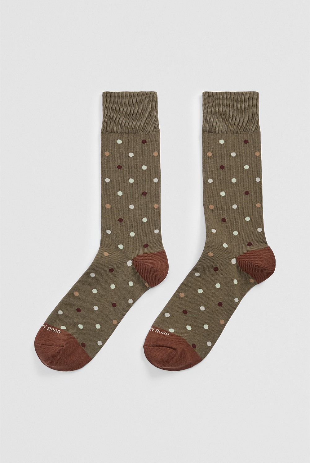 Australian Cotton Blend Spot Sock