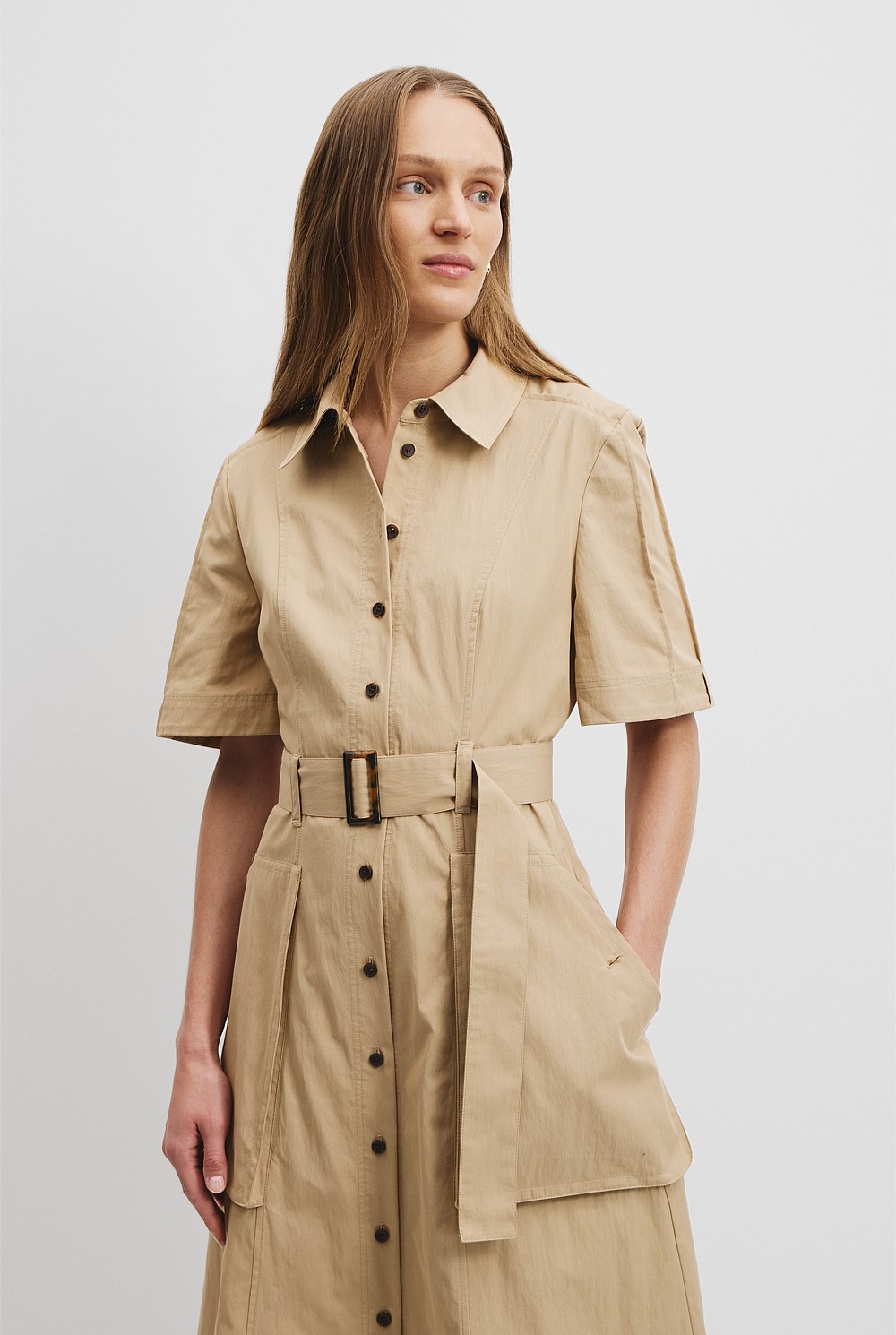 Utility Shirt Dress