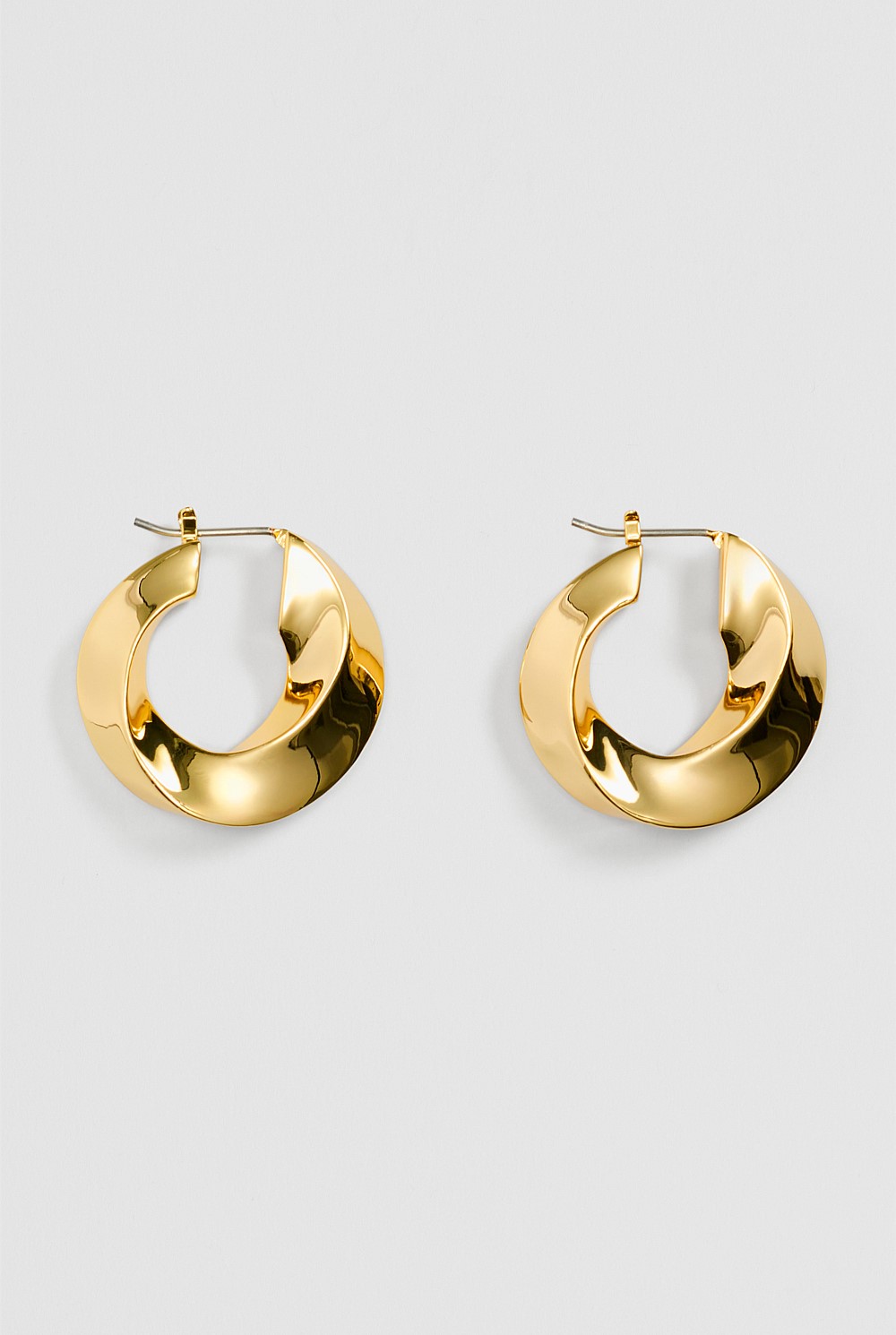 Large Twist Hoop Earring