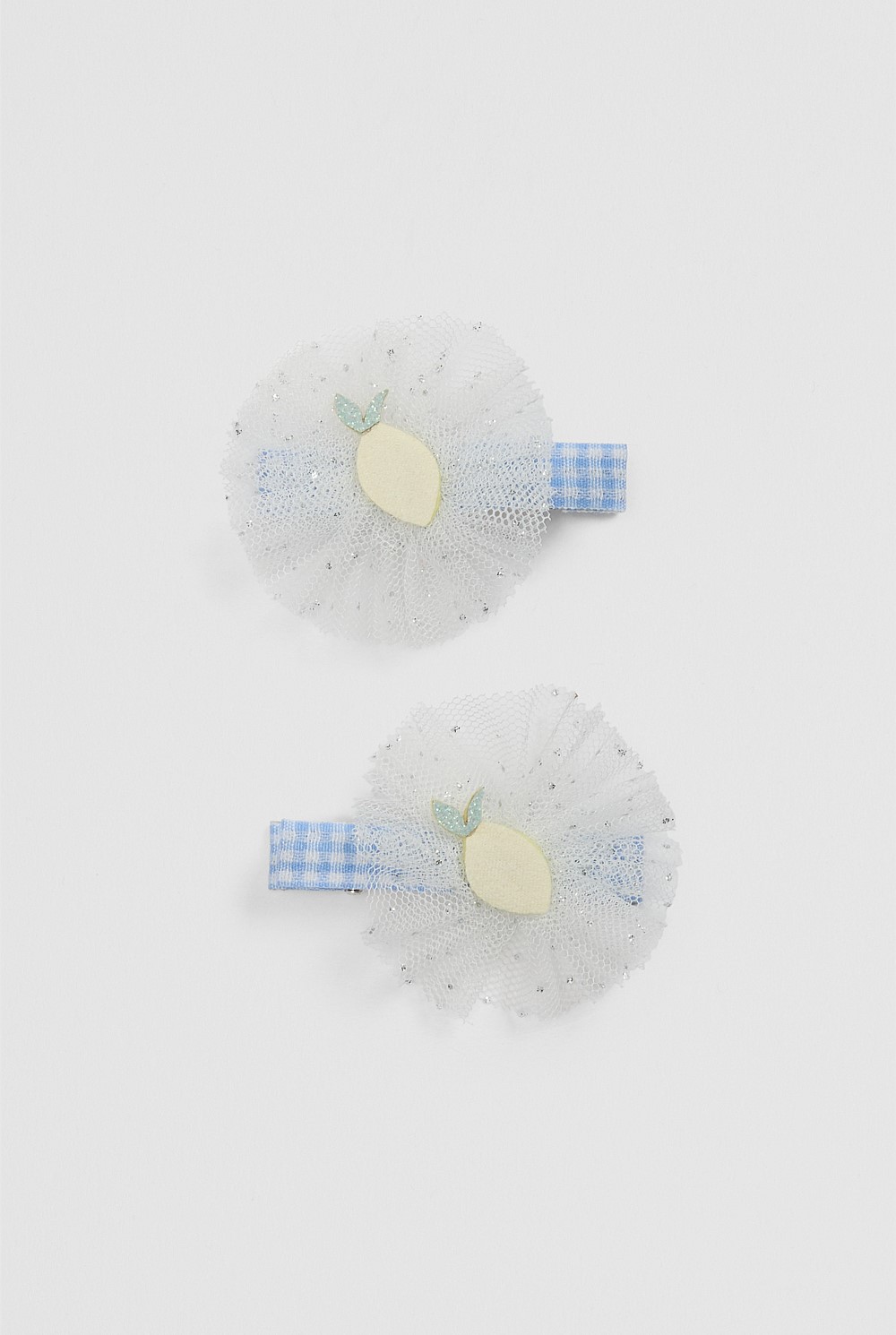 Tulle Lemon Clip Pack of 2