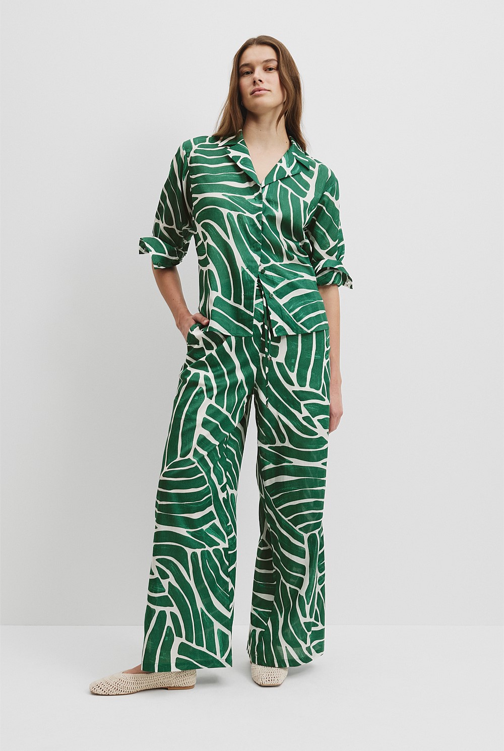 Australian Cotton Print Voile Pant