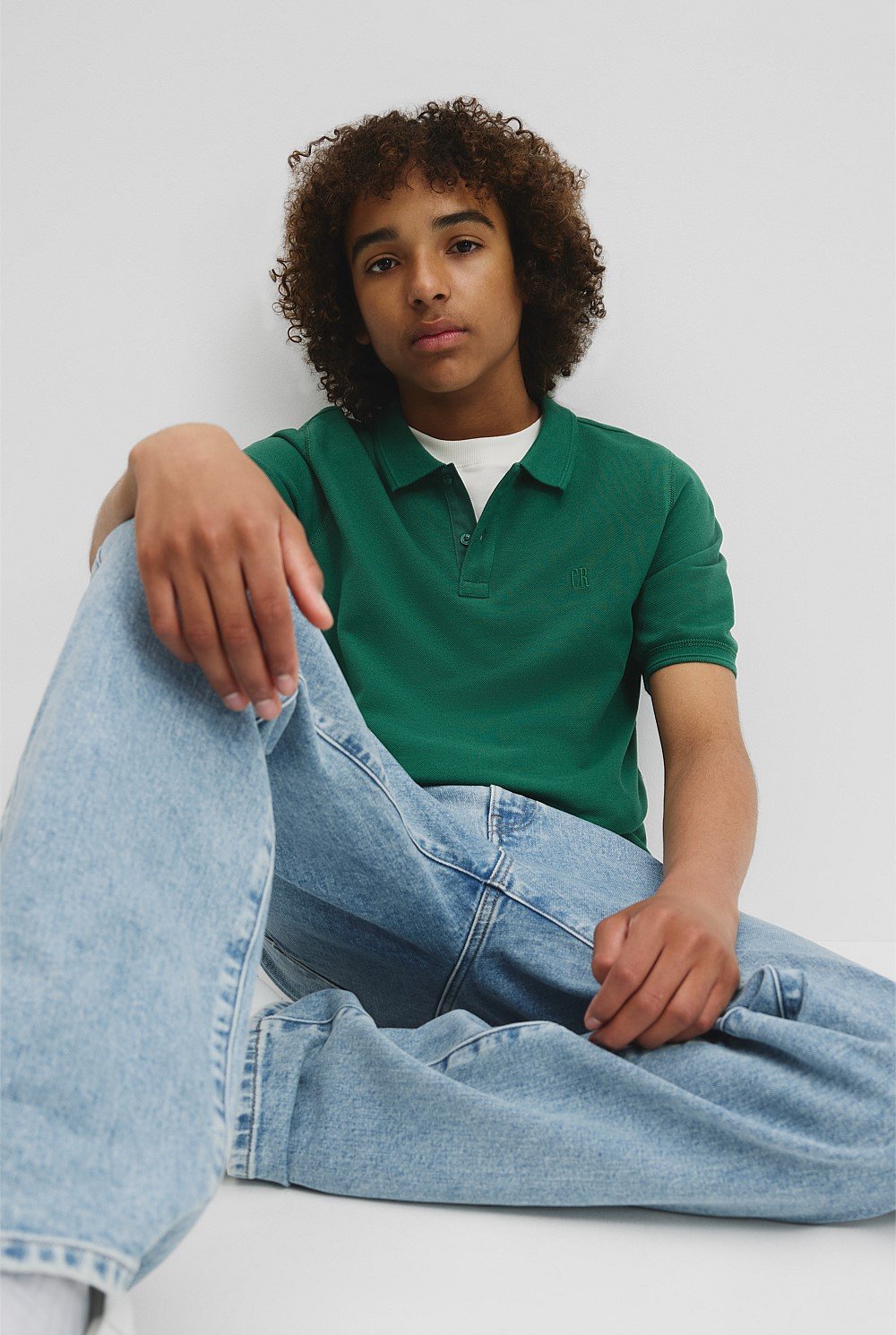 Teen Recycled Cotton Blend Polo Shirt