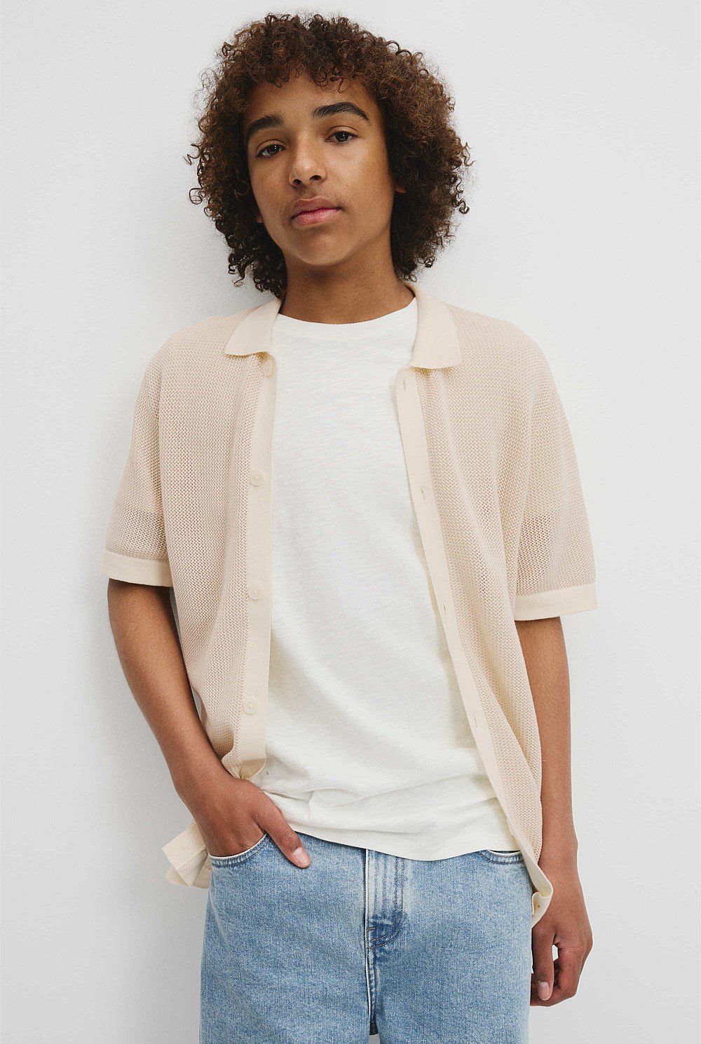 Teen Organically Grown Cotton Knitted Shirt