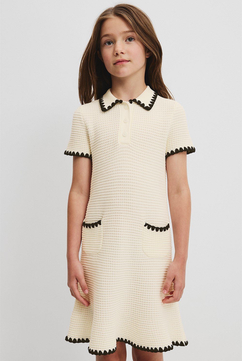 Organically Grown Cotton Crochet Dress