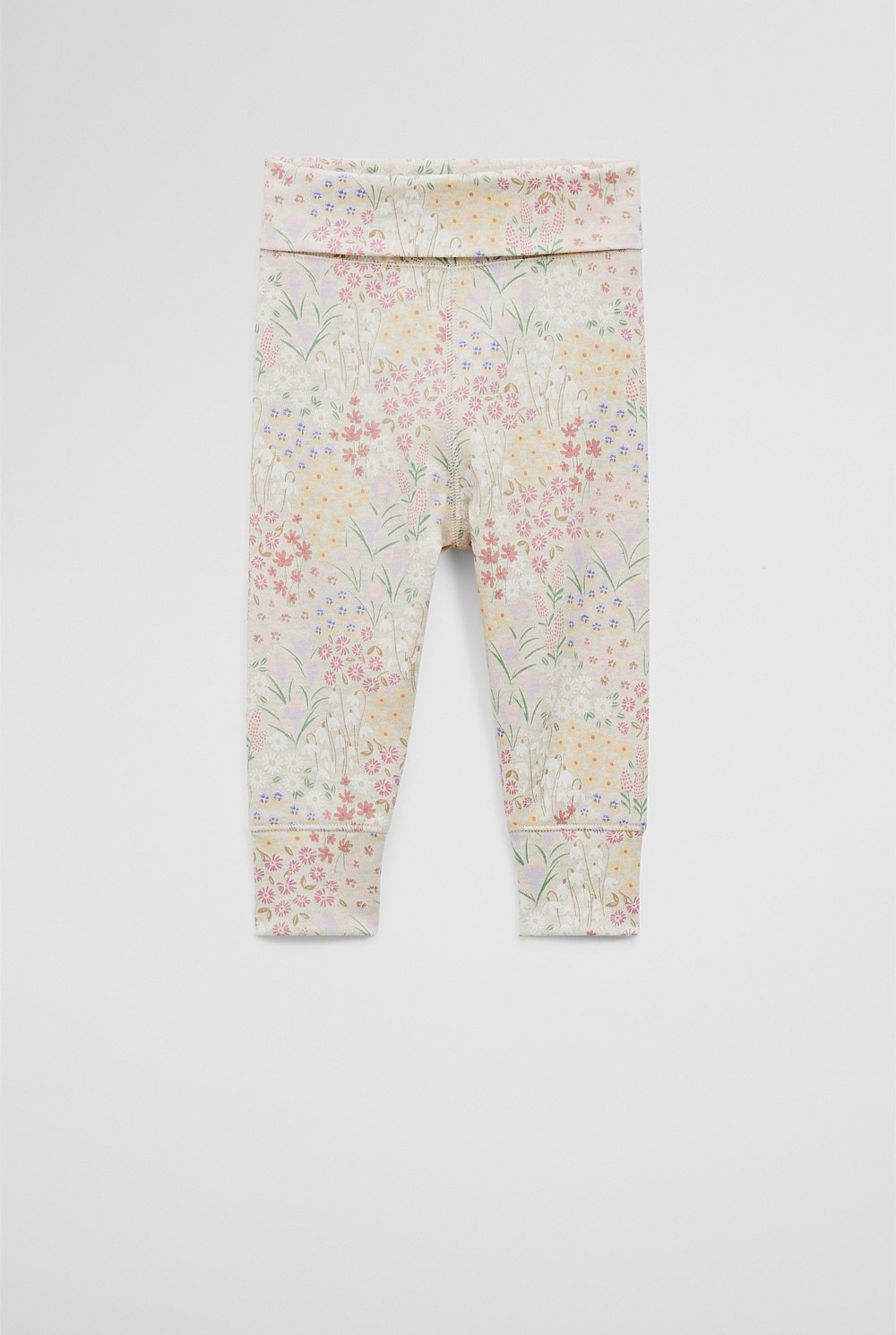 Organically Grown Cotton Fold-Over Soft Pant