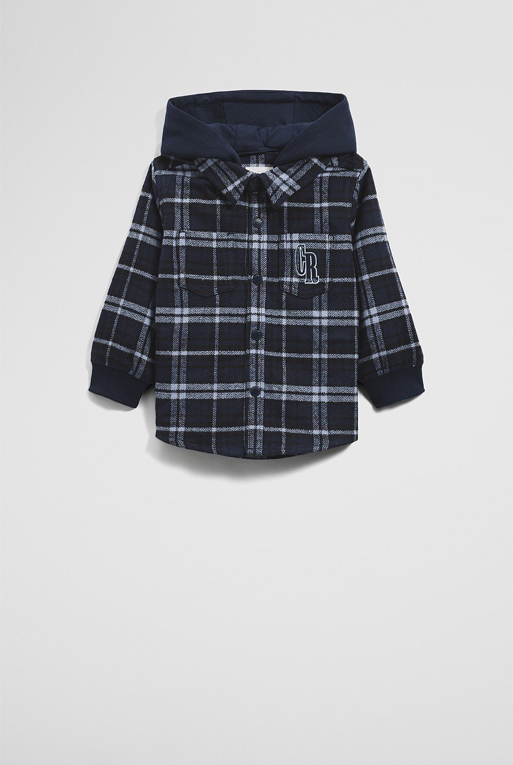 Hooded Check Shirt