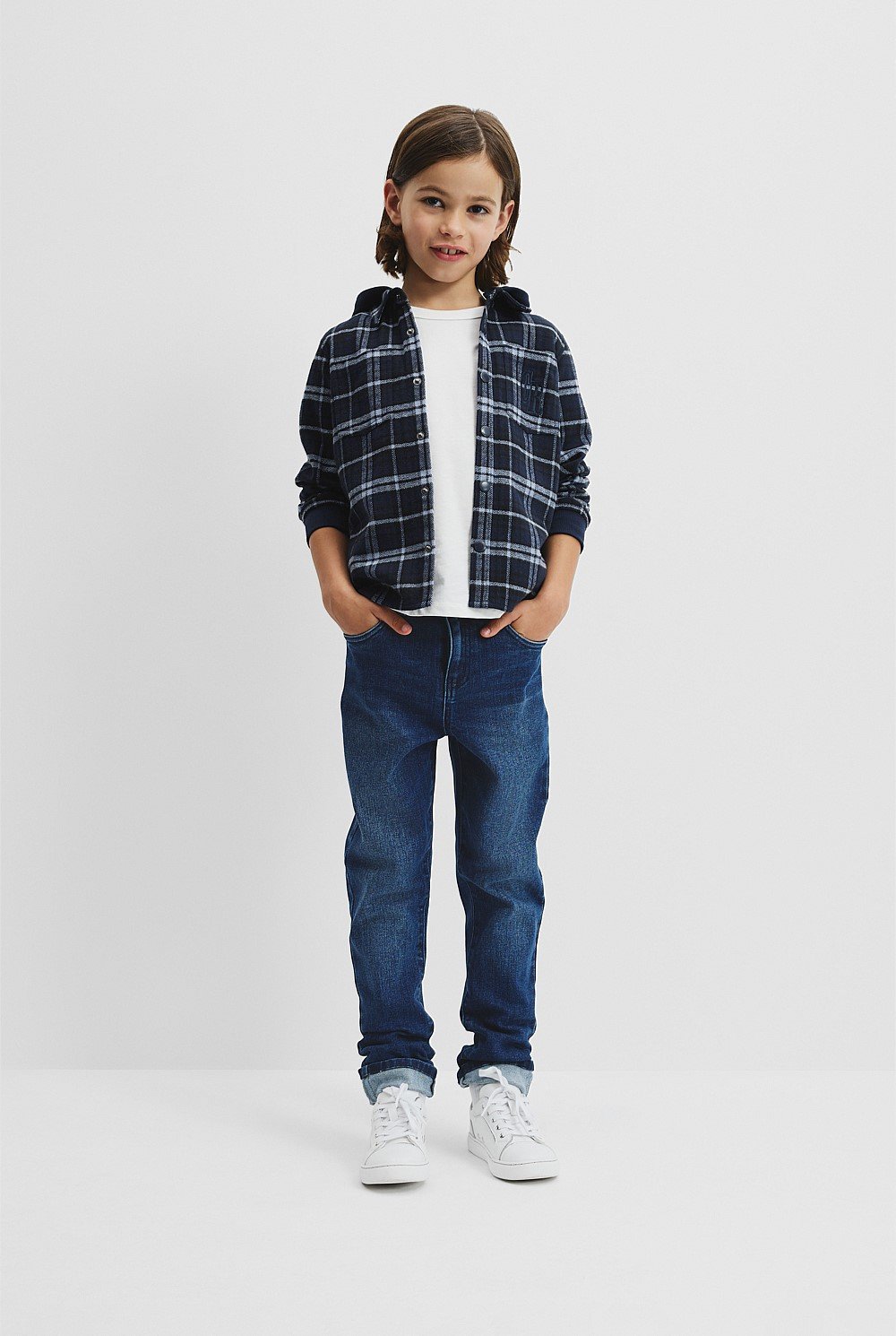 Hooded Check Shirt