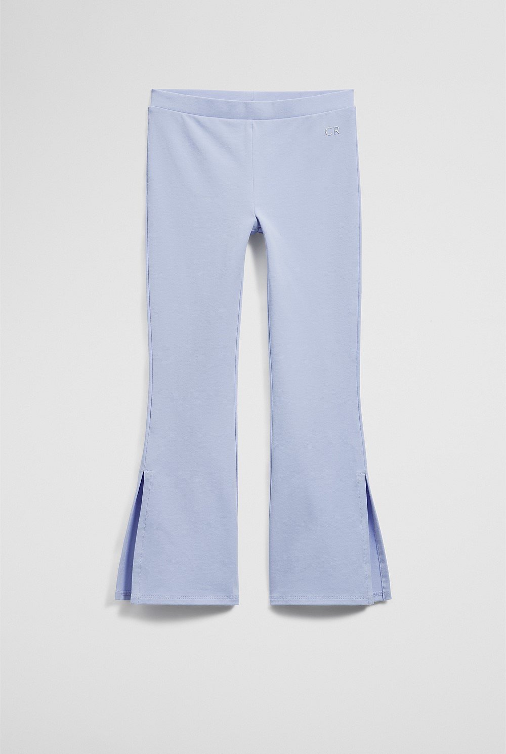 Organically Grown Cotton Blend Flare Tech Pant