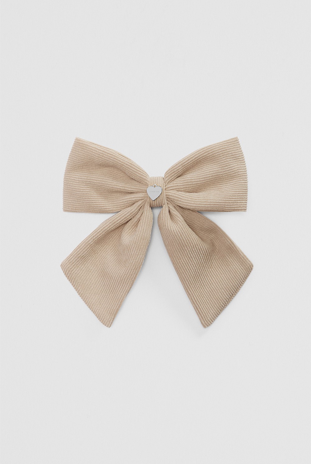 Corduroy Bow Clip