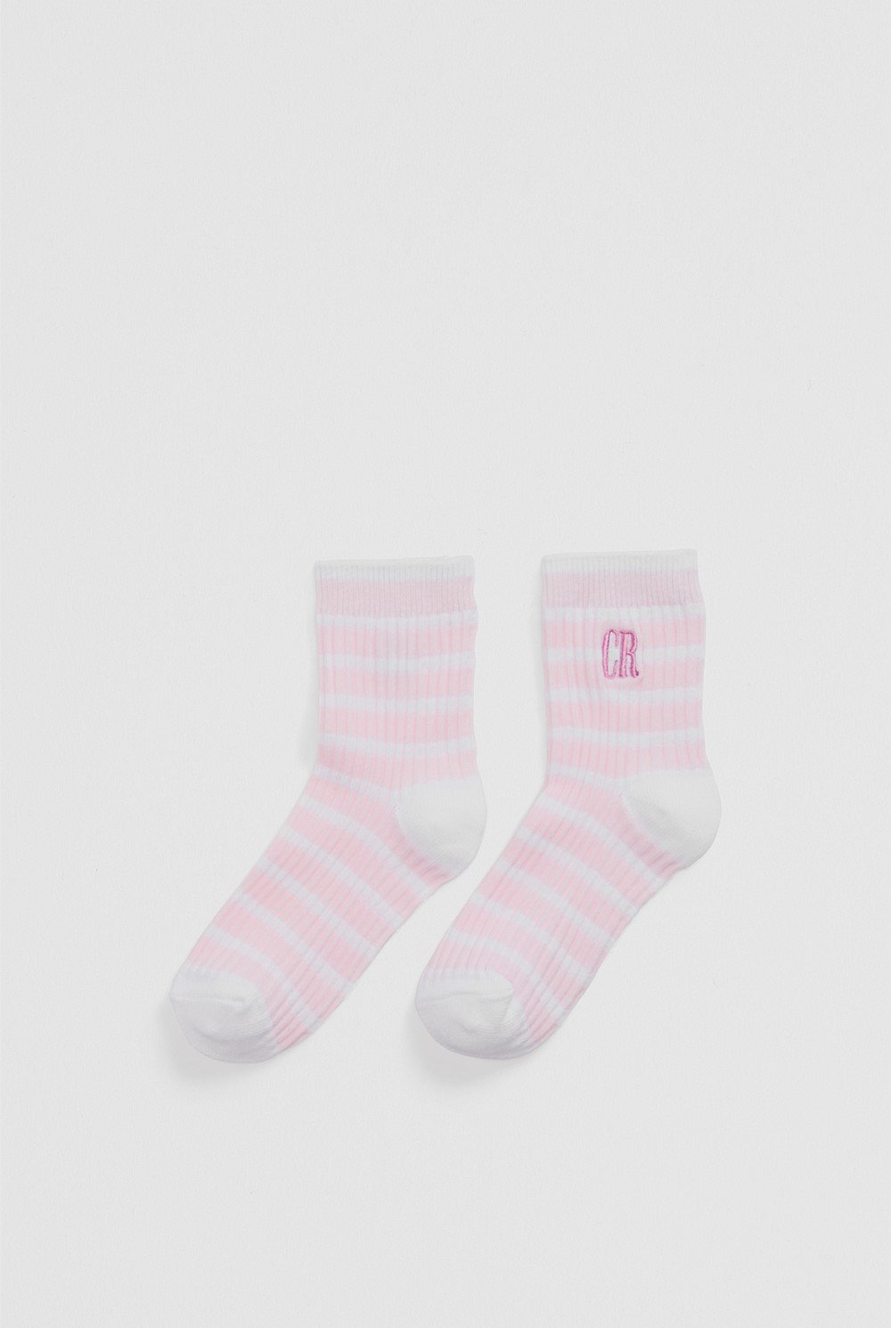 Rib Quarter Crew Sock