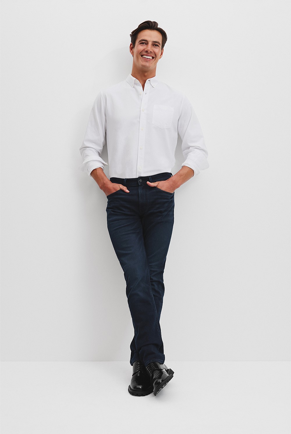 Slim Leg Cotton Jean